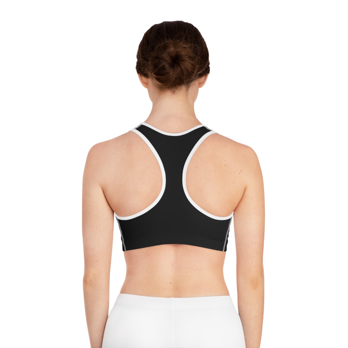 Logo Sports Bra (AOP)