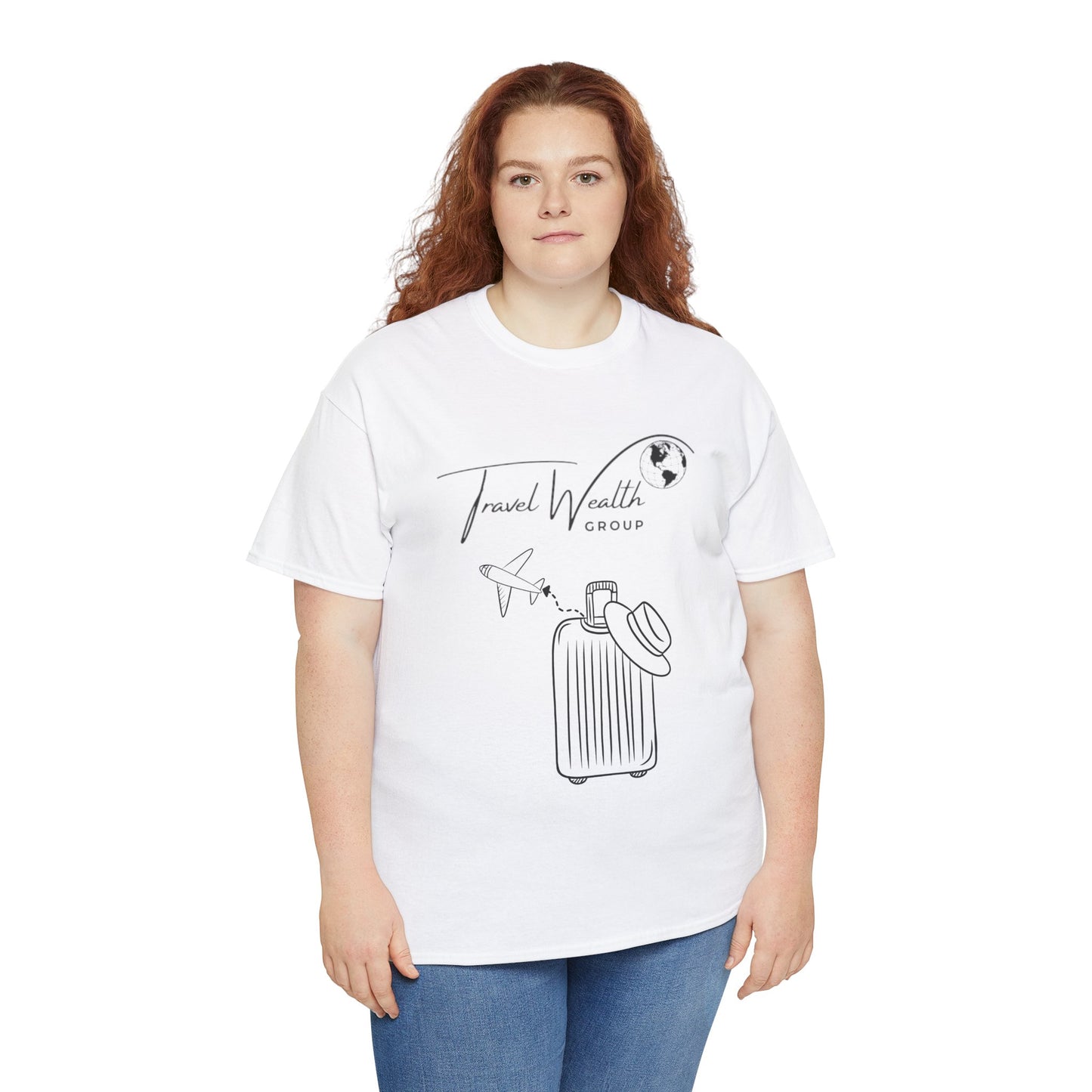 Travel Wealth Group Unisex Heavy Cotton Tee - Adventure Awaits