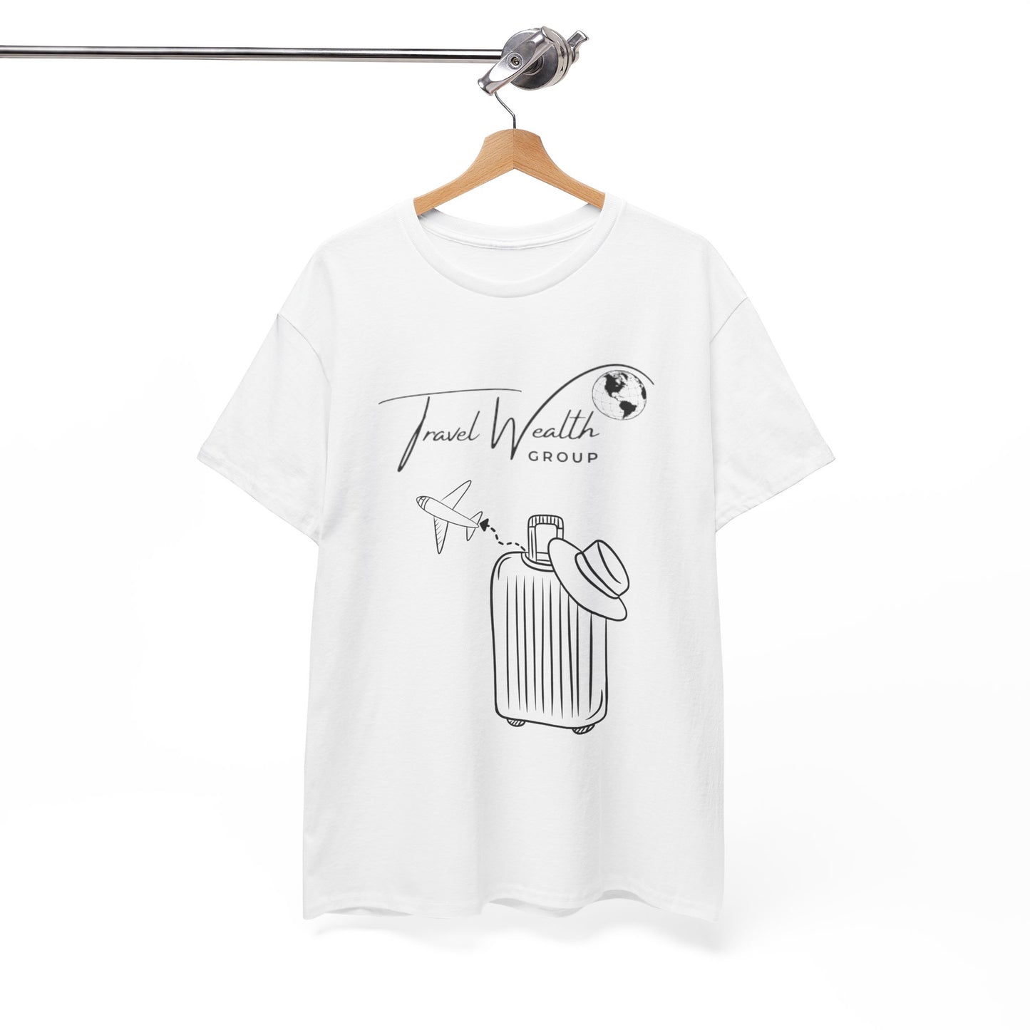 Travel Wealth Group Unisex Heavy Cotton Tee - Adventure Awaits
