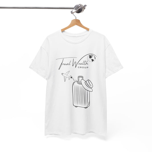 Travel Wealth Group Unisex Heavy Cotton Tee - Adventure Awaits
