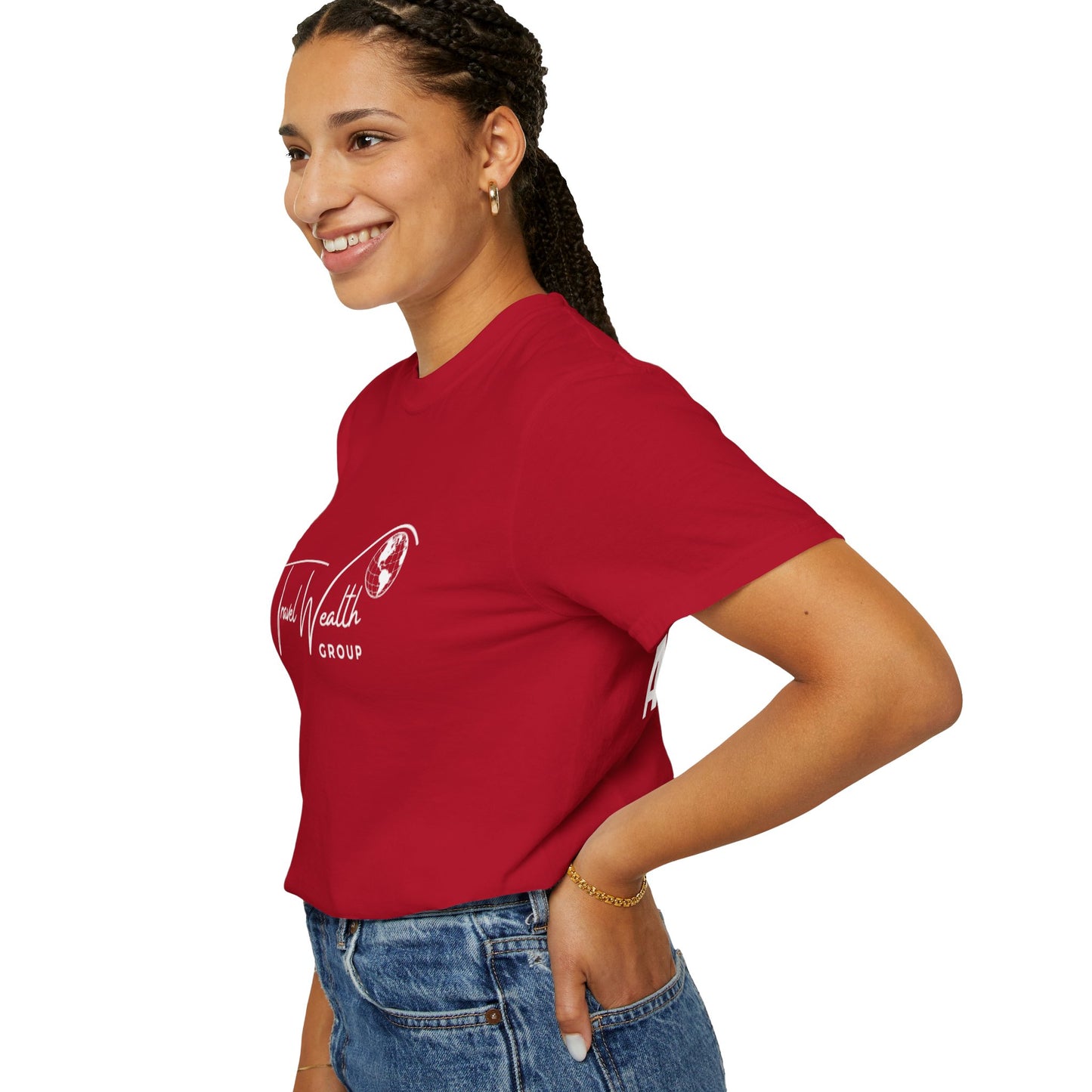Unisex Garment-Dyed T-shirt I may Talk About Travel Non-Stop