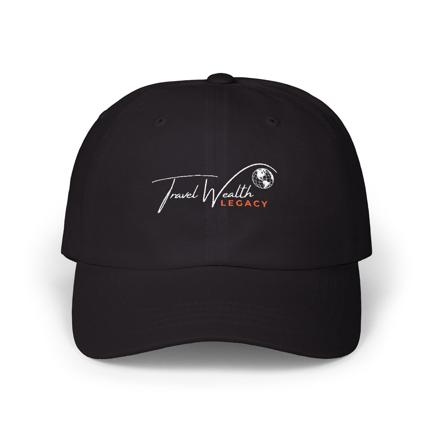 Legacy   Travel WealthClassic Dad Cap - Relaxed Black Baseball Hat