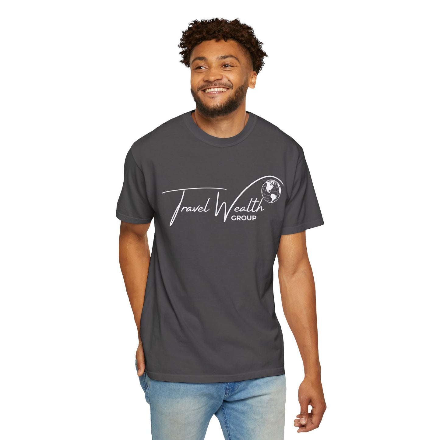 Unisex Garment-Dyed T-shirt I may Talk About Travel Non-Stop