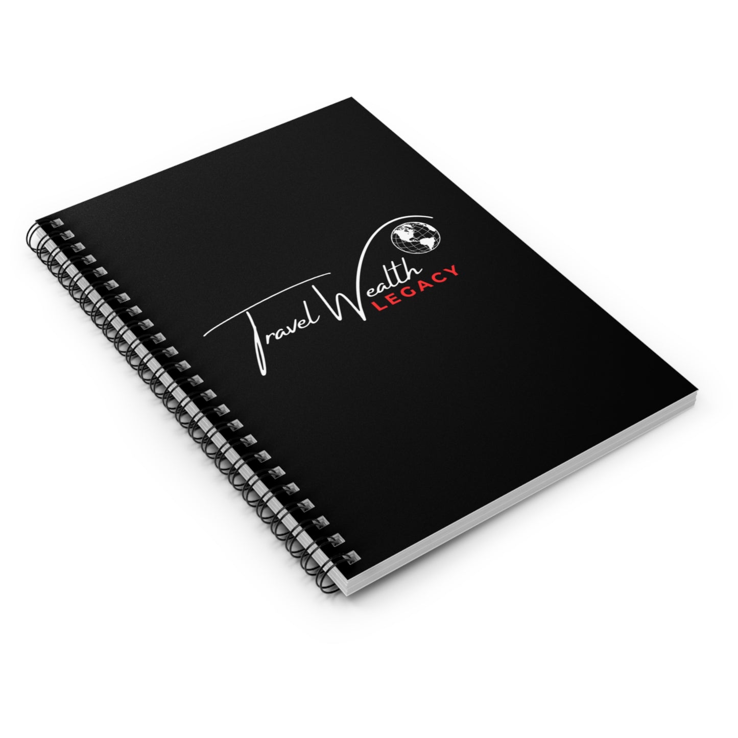 Travel Wealth Legacy  Spiral Notebook - Ruled Line