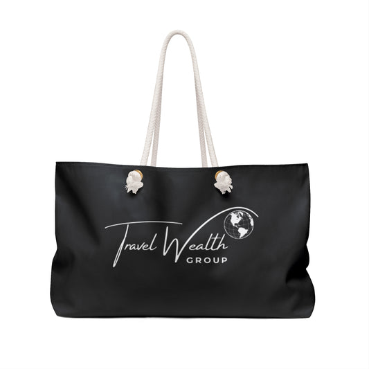 Travel Wealth Weekender Bag – Stylish Tote for Getaways & Adventures