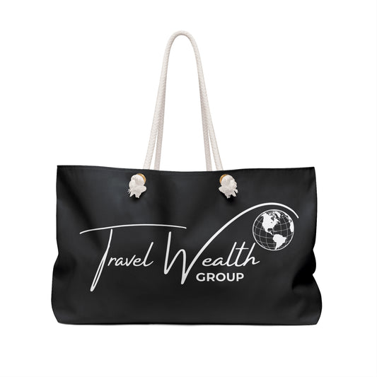 Travel Wealth Weekender Bag – Stylish Tote for Getaways & Adventures