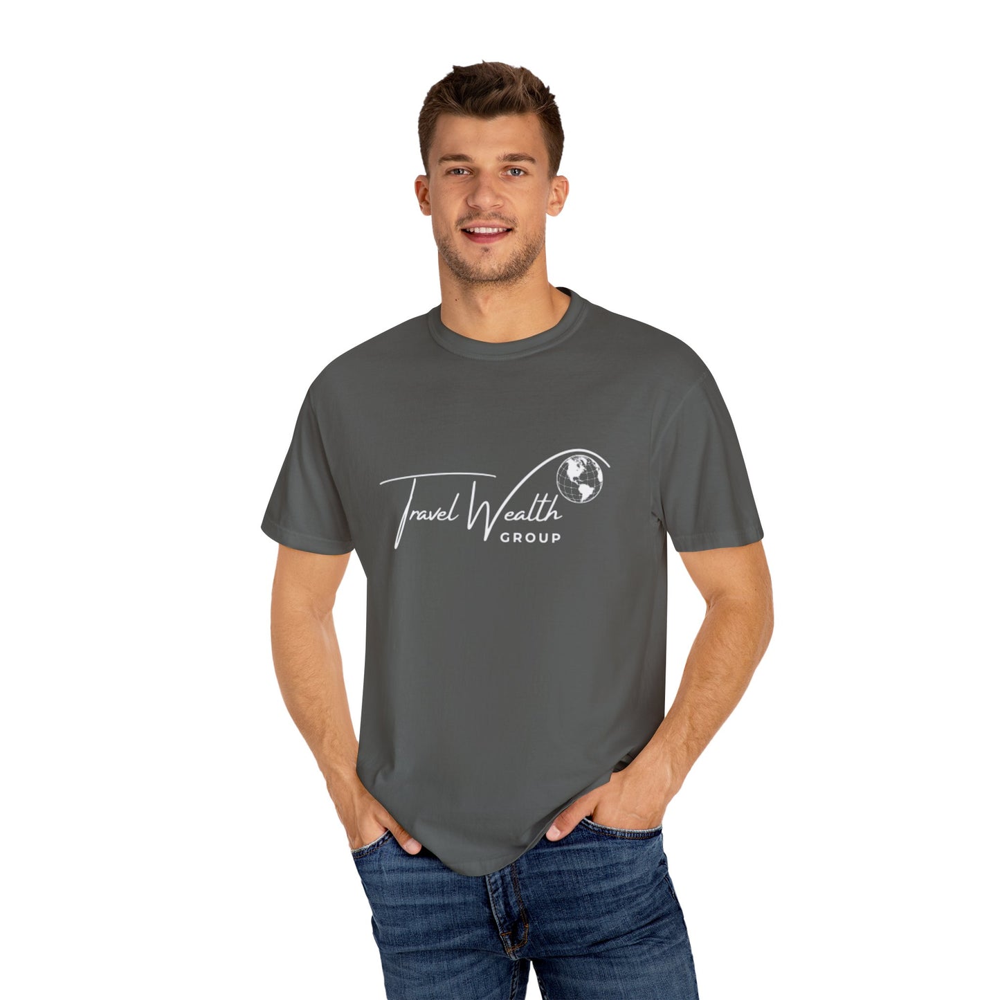 Unisex Garment-Dyed T-shirt I may Talk About Travel Non-Stop