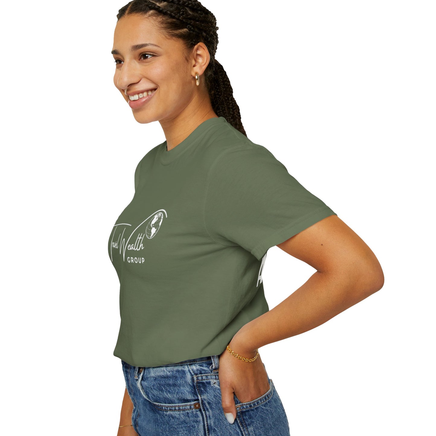 Unisex Garment-Dyed T-shirt I may Talk About Travel Non-Stop