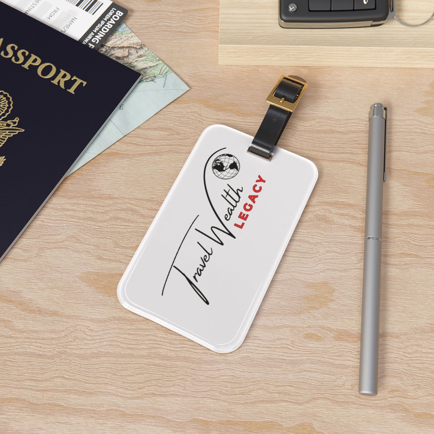 Legacy Personalized Travel Luggage Tag - Stylish & Durable for Globe Trotters