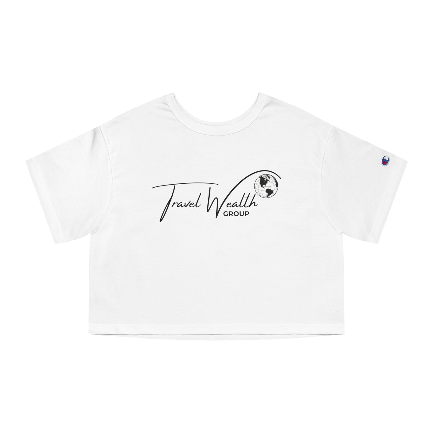 Travel Wealth Group Women's Cropped T-Shirt | Stylish & Trendy Design for Adventurers