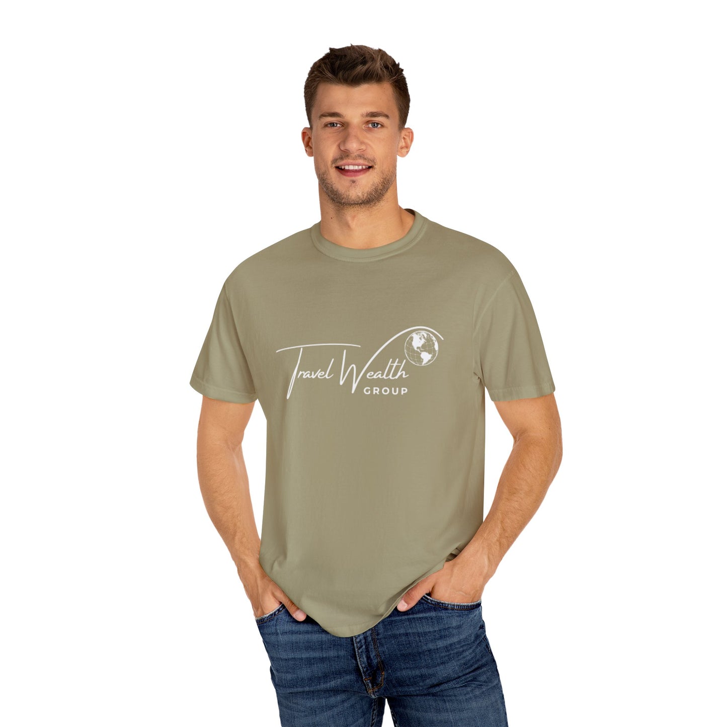 Unisex Garment-Dyed T-shirt I may Talk About Travel Non-Stop