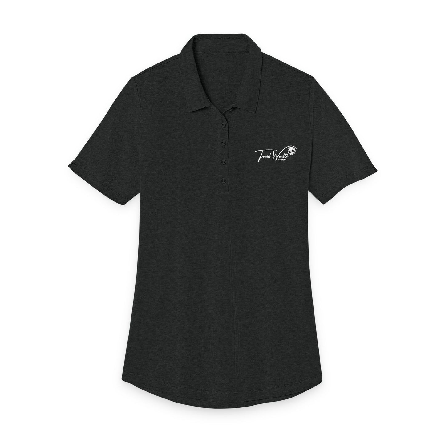 Travel Wealth Group - Ladies Fine Pique Blend Polo