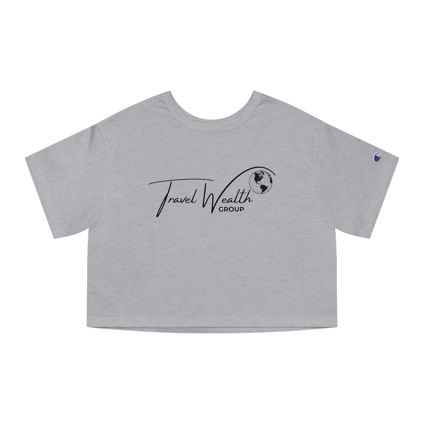 Travel Wealth Group Women's Cropped T-Shirt | Stylish & Trendy Design for Adventurers