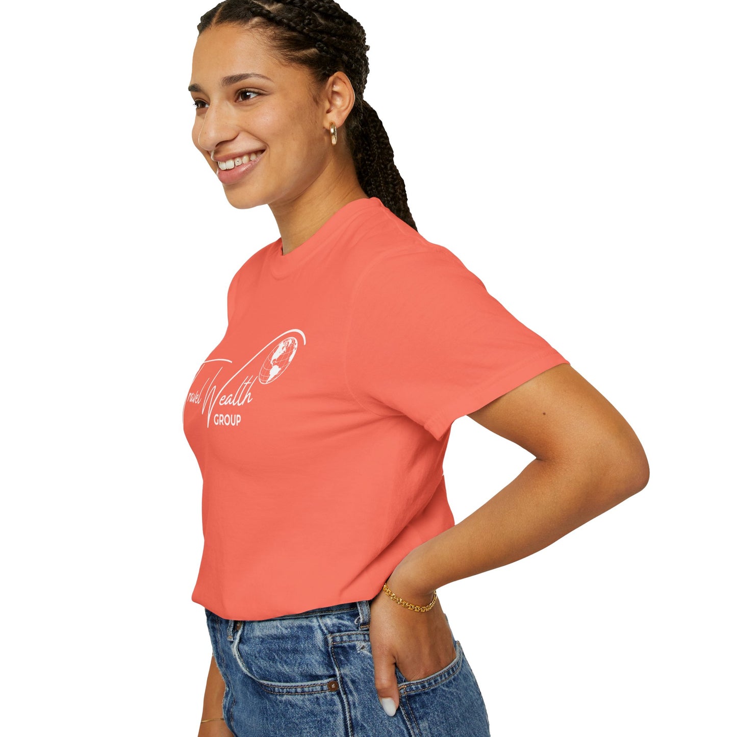 Unisex Garment-Dyed T-shirt I may Talk About Travel Non-Stop
