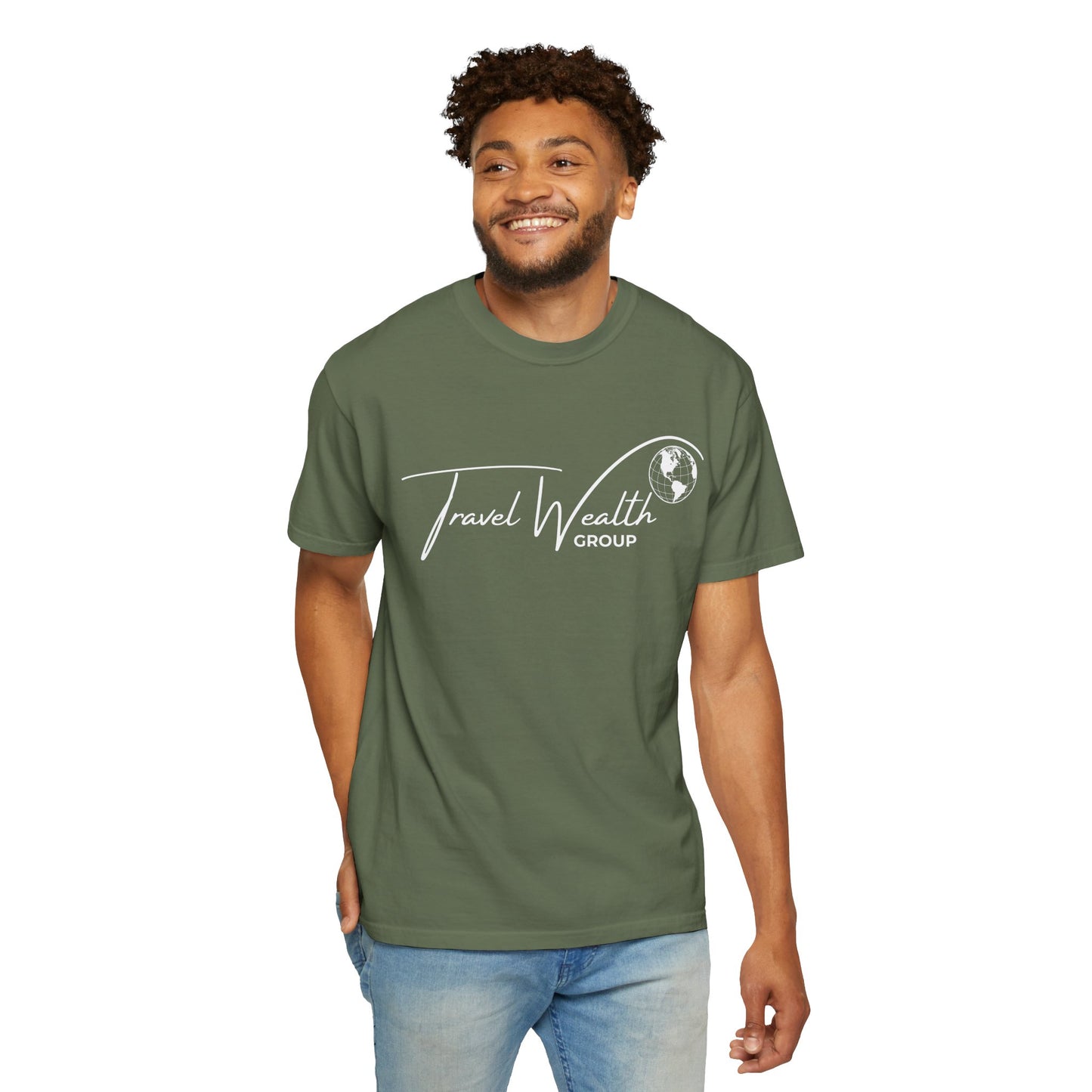 Unisex Garment-Dyed T-shirt I may Talk About Travel Non-Stop