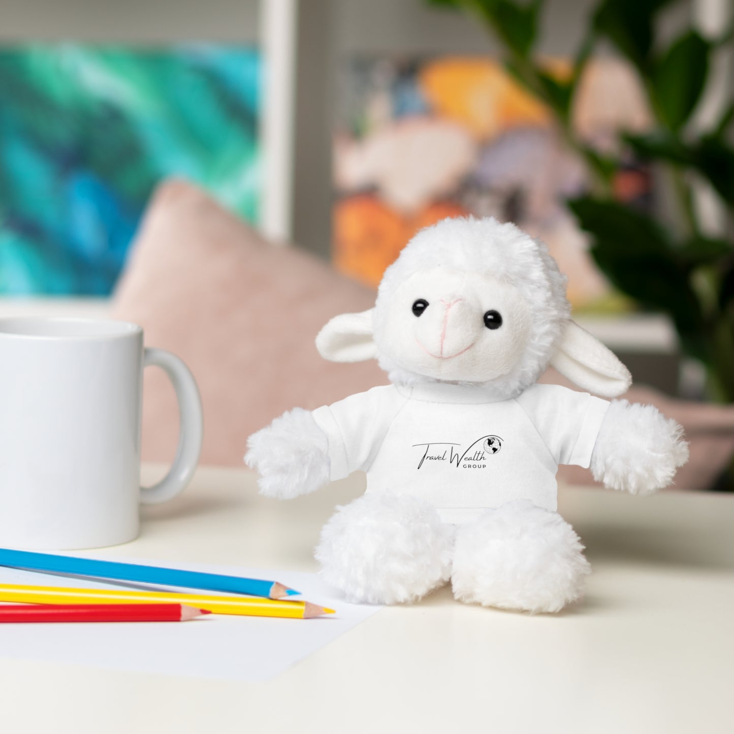 Personalized Stuffed Animal with Custom Tee - Perfect Gift for Kids and Celebrations